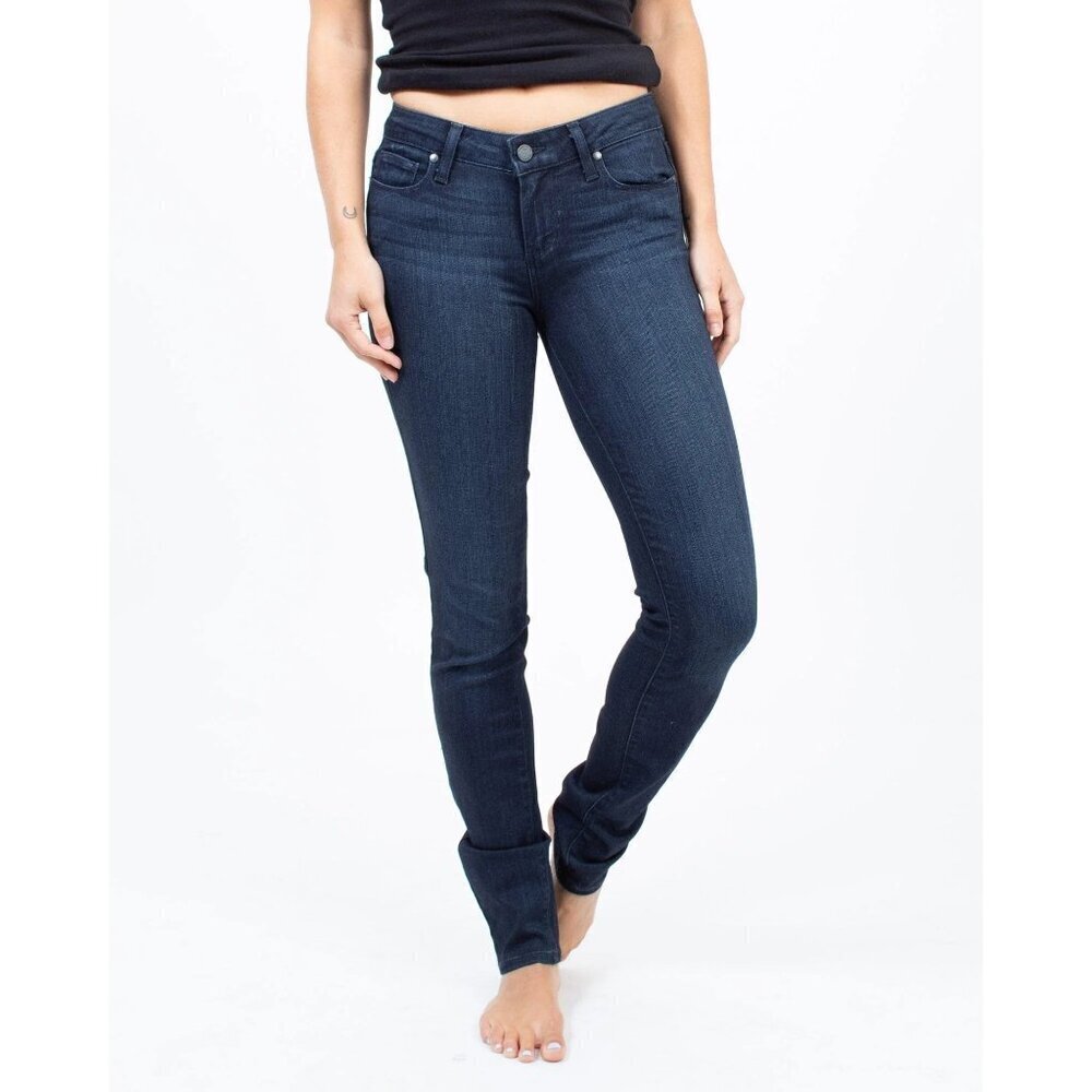 Paige Womens Dark Wash Skyline Skinny Jeans Size 29